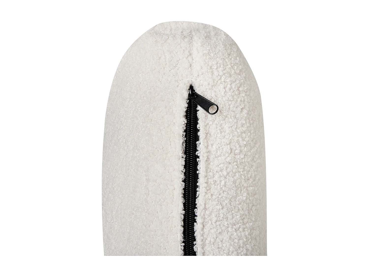 Chaise longue côté droit ARTHEZE Bouclé Blanc cassé