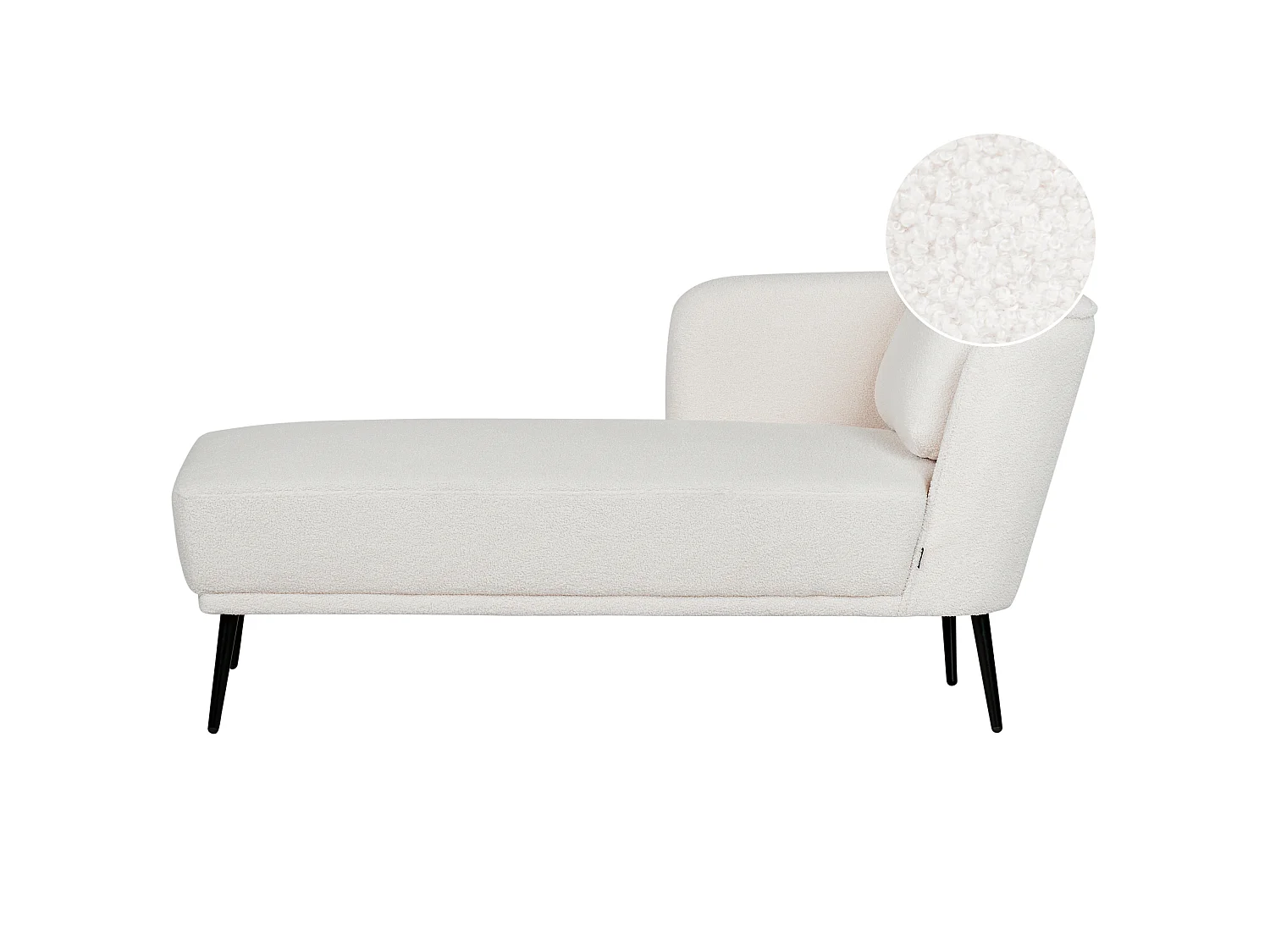 Right-Hand Chaise Longue ARTHEZE Boucle Off-White
