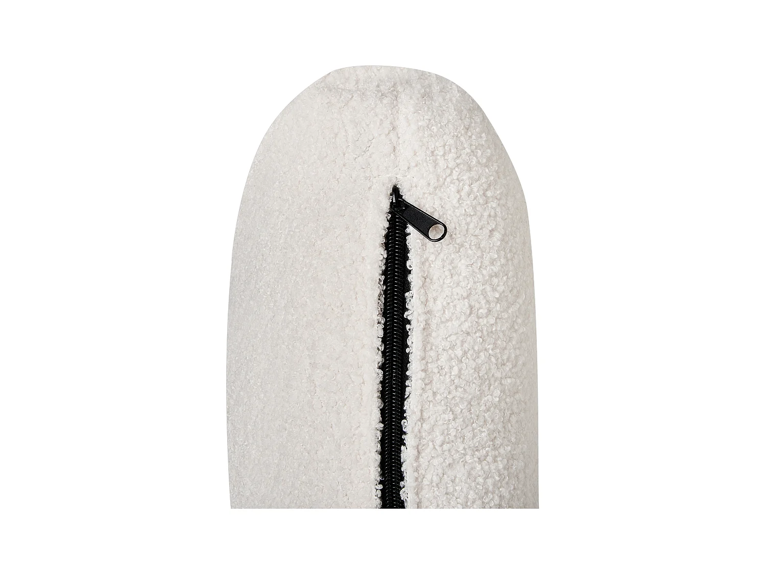 Chaise longue côté droite ARTHEZE Bouclé Blanc cassé