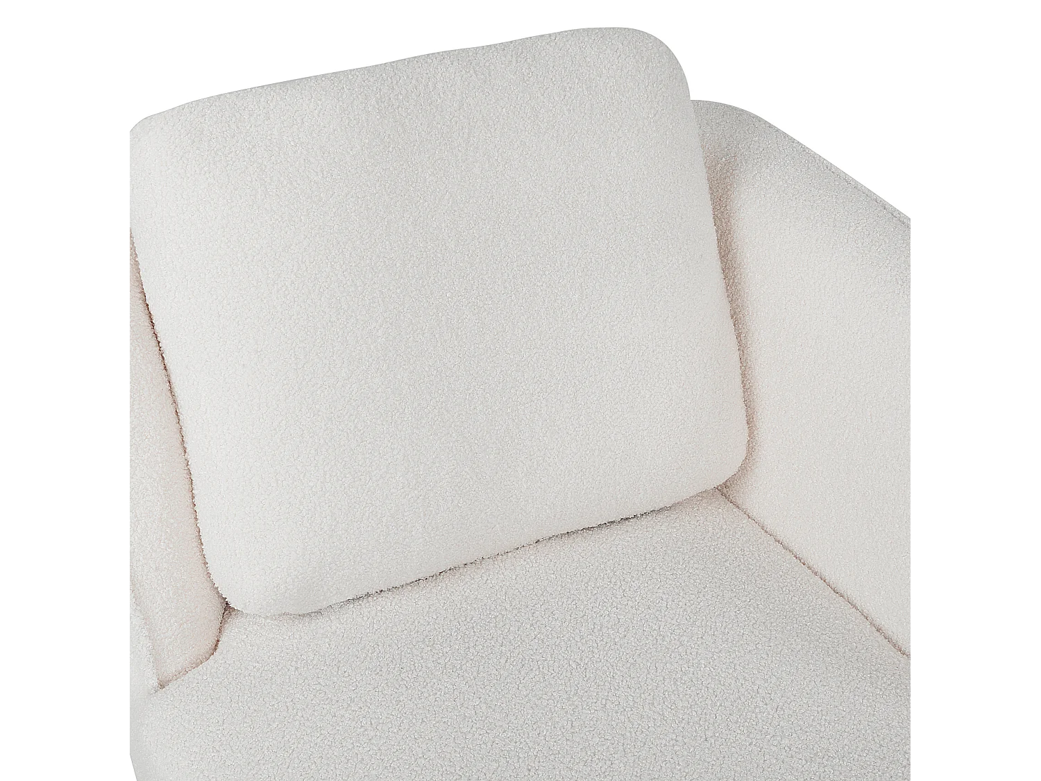 Szezlong lewostronny ARTHEZE Boucle Złamana biel