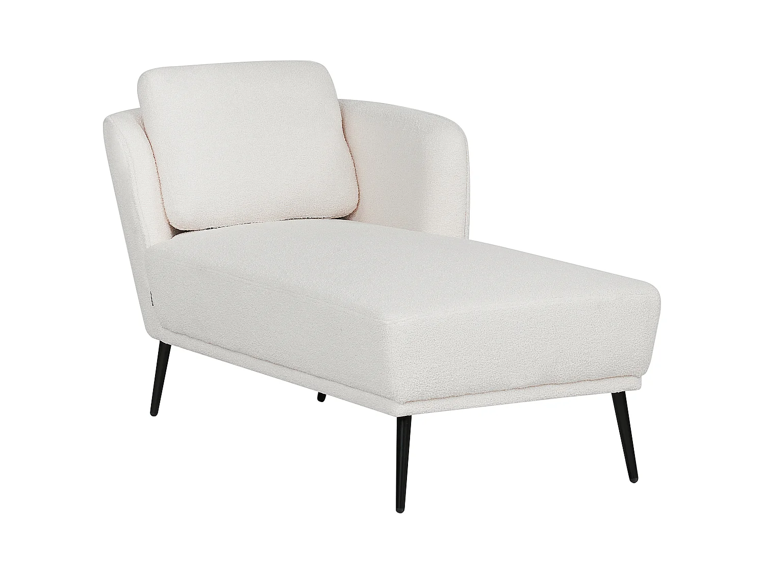 Left-Hand Chaise Longue ARTHEZE Boucle Off-White