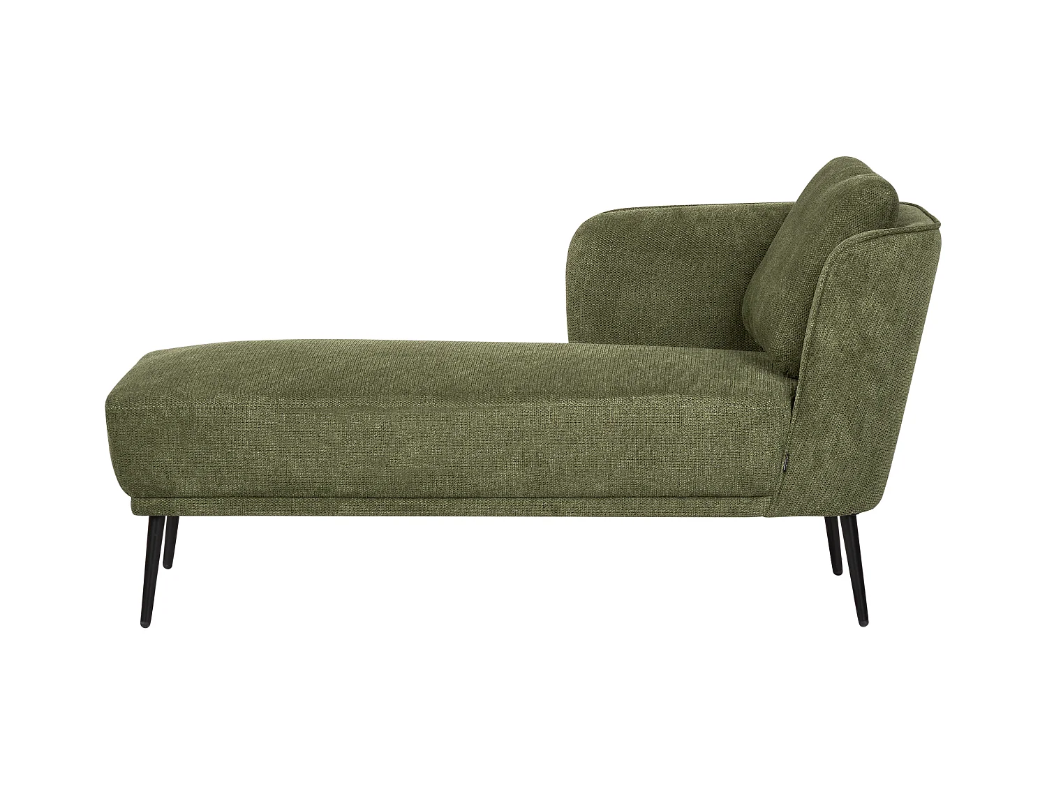 Chaise longue côté droit ARTHEZE Tissu Vert foncé