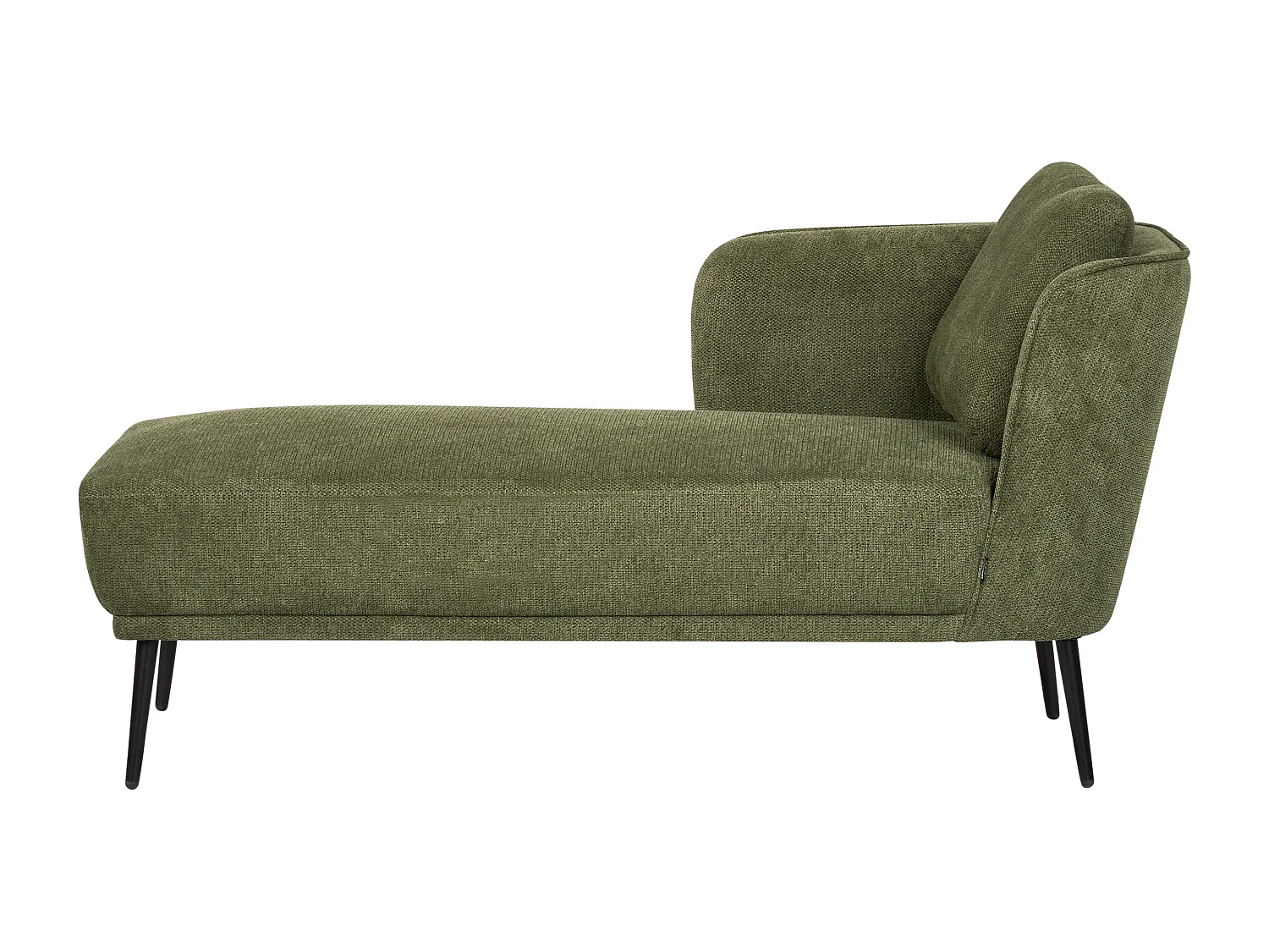Chaise longue côté droit ARTHEZE Tissu Vert foncé