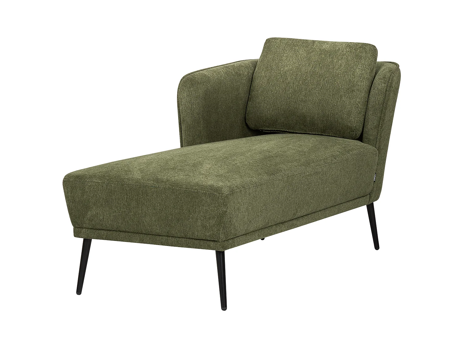 Right-Hand Chaise Longue ARTHEZE Fabric Dark Green