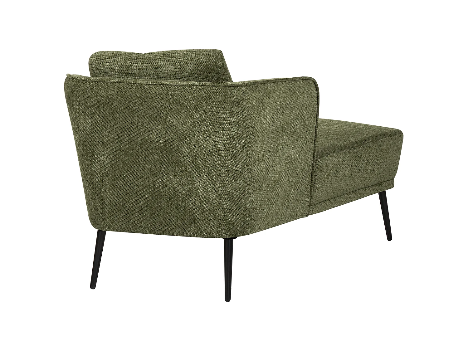Right-Hand Chaise Longue ARTHEZE Fabric Dark Green