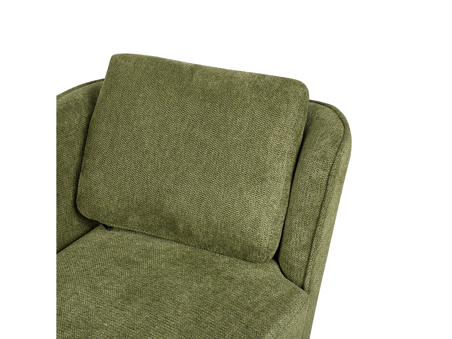 Right-Hand Chaise Longue ARTHEZE Fabric Dark Green