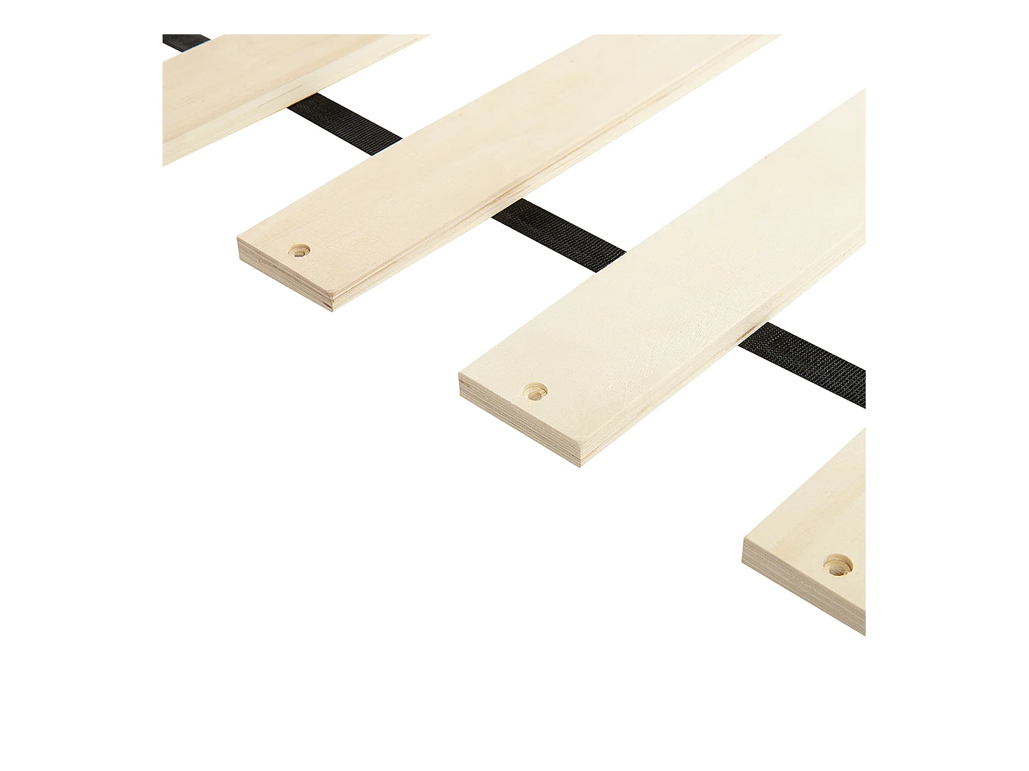 Lit avec sommier Lin synthétique LESTRE 160 x 200 cm Taupe