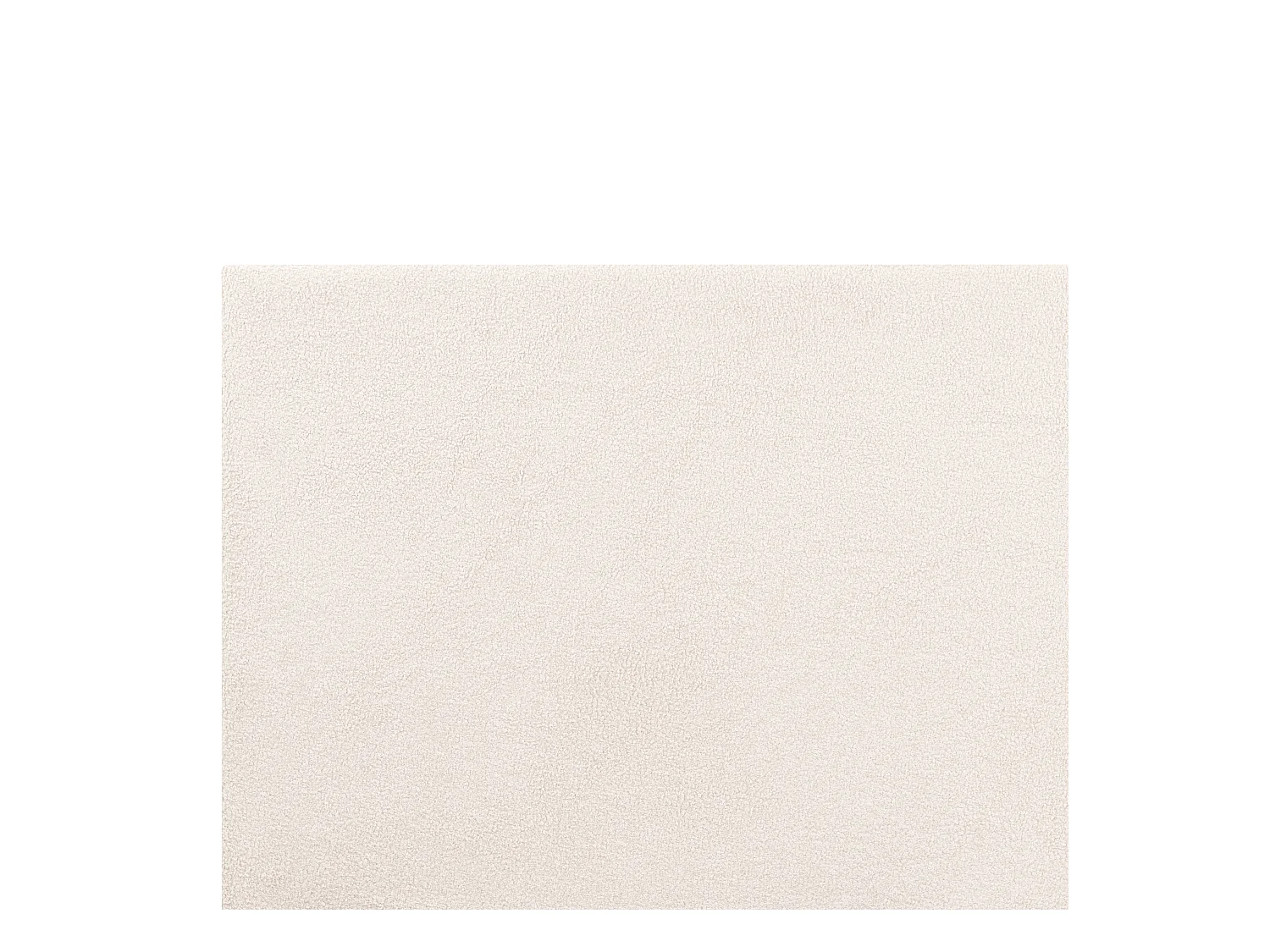 Lit avec sommier Bouclé ALBI 140 x 200 cm Blanc cassé