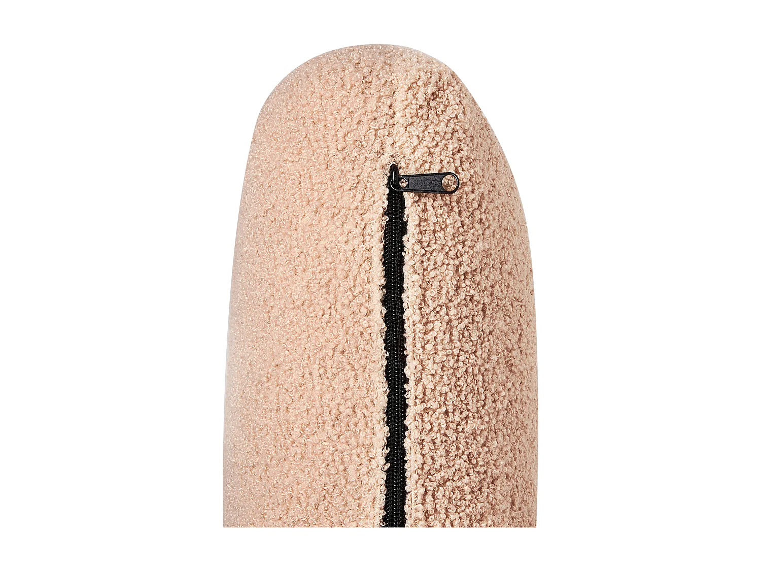 Chaise longue côté droite ARTHEZE Bouclé Beige