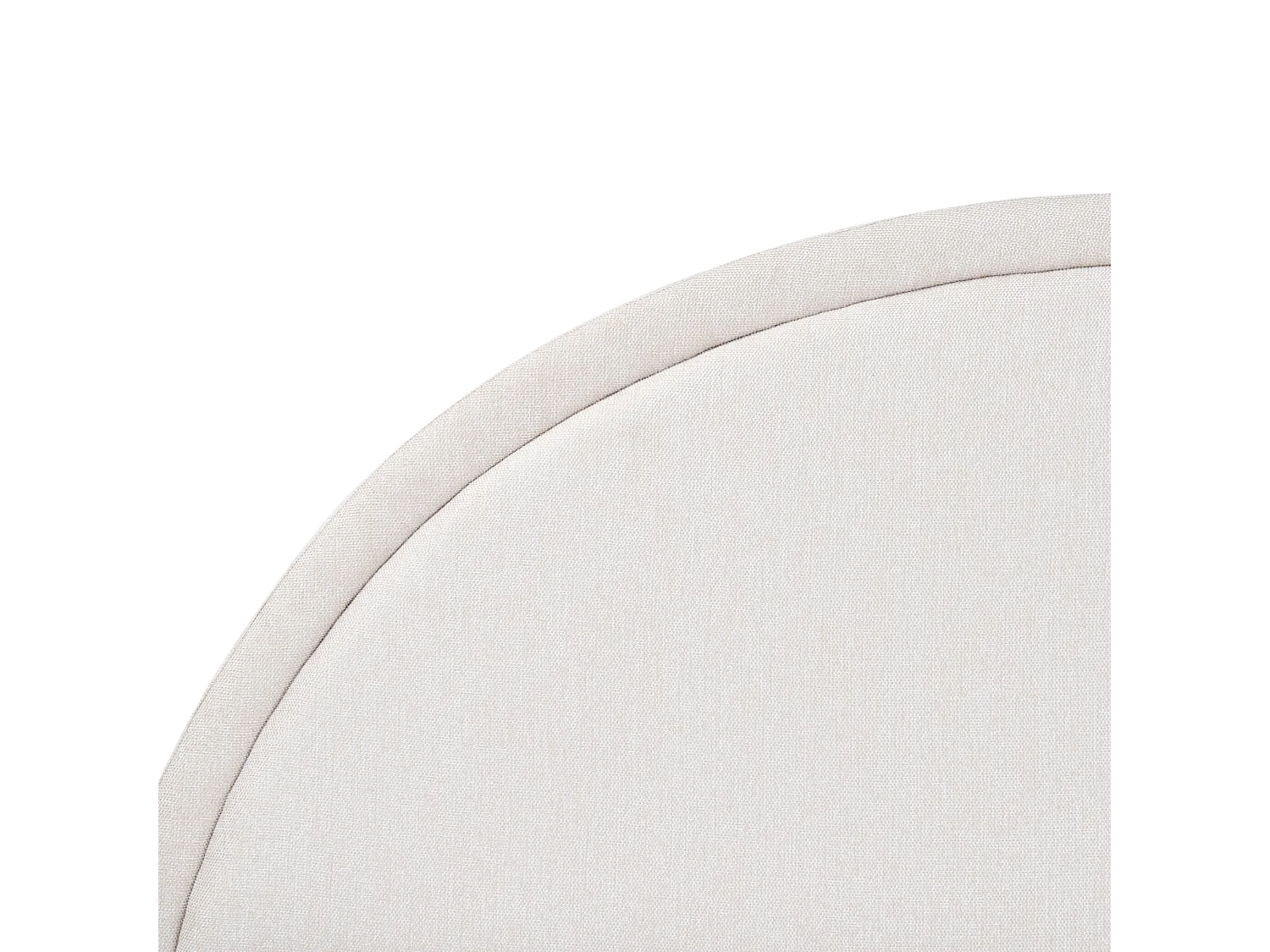 Lit avec sommier Tissu MARGUT 180 x 200 cm Beige clair