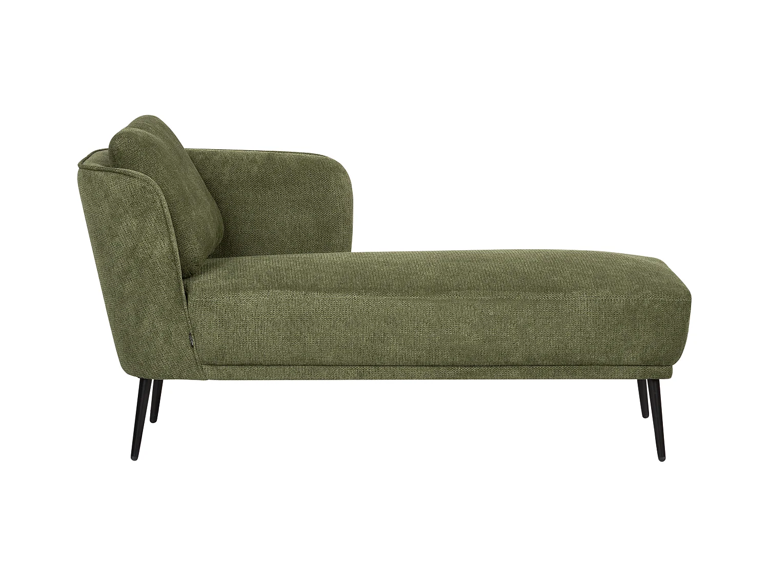Chaise longue côté droite ARTHEZE Tissu Vert foncé