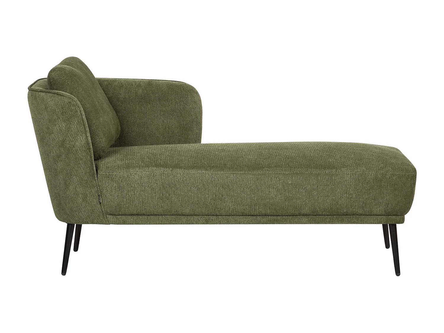 Chaise longue côté droite ARTHEZE Tissu Vert foncé