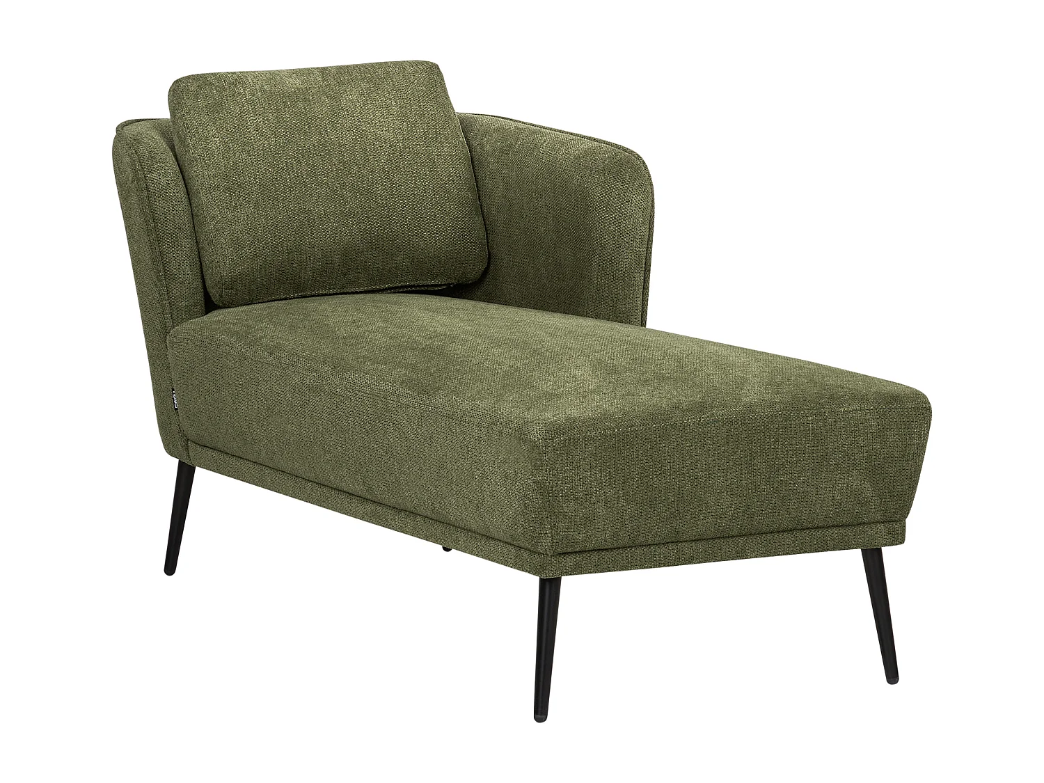 Chaise longue côté droite ARTHEZE Tissu Vert foncé