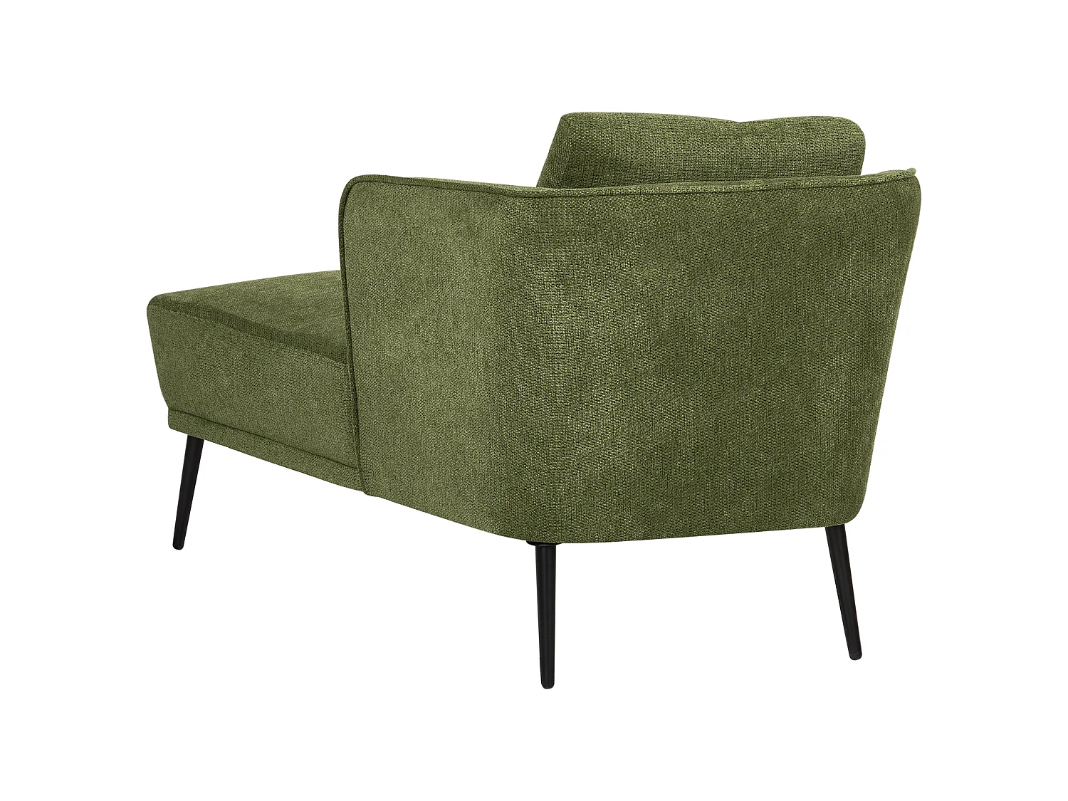 Left-Hand Chaise Longue ARTHEZE Fabric Dark Green