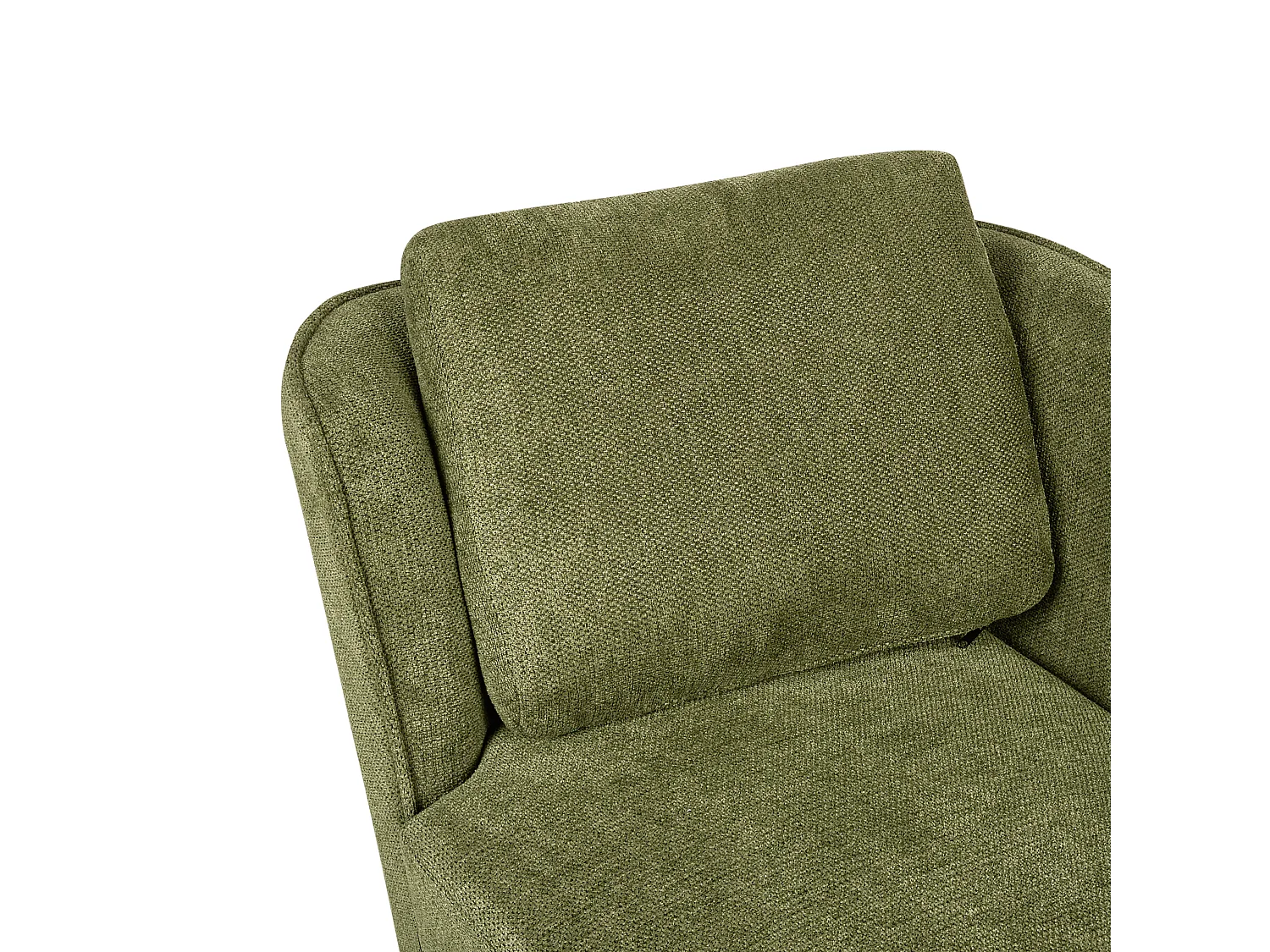 Left-Hand Chaise Longue ARTHEZE Fabric Dark Green