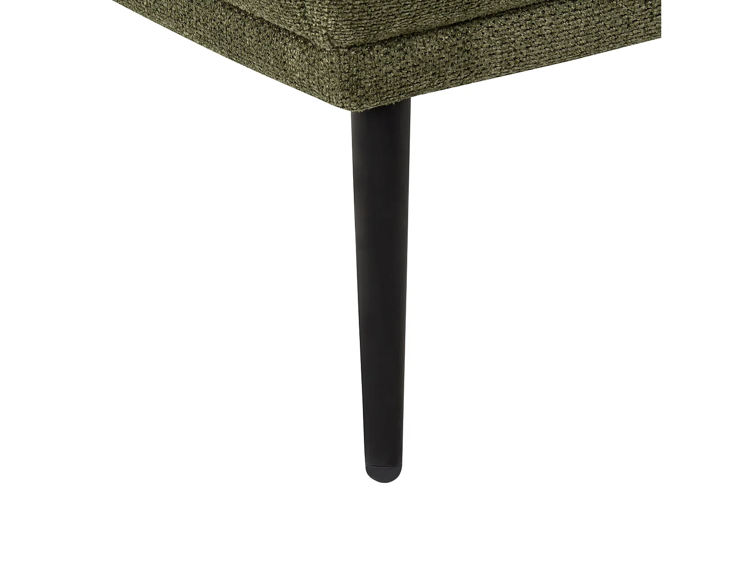 Left-Hand Chaise Longue ARTHEZE Fabric Dark Green