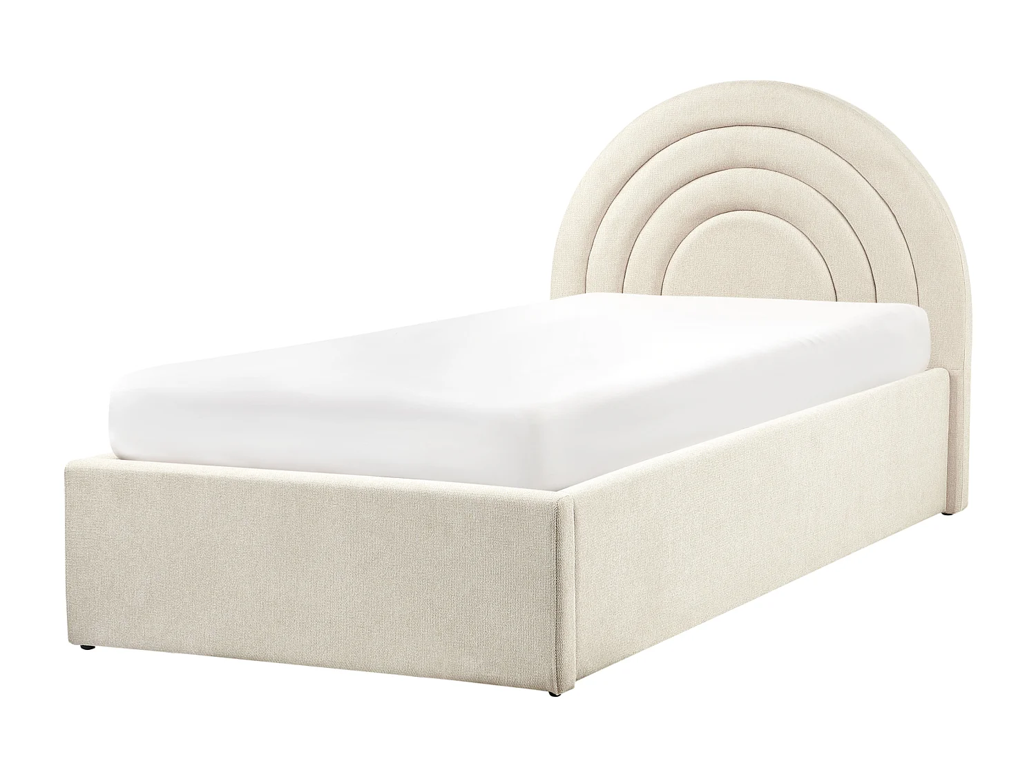 Lit ottoman enfant Tissu ANET 90 x 200 cm Beige