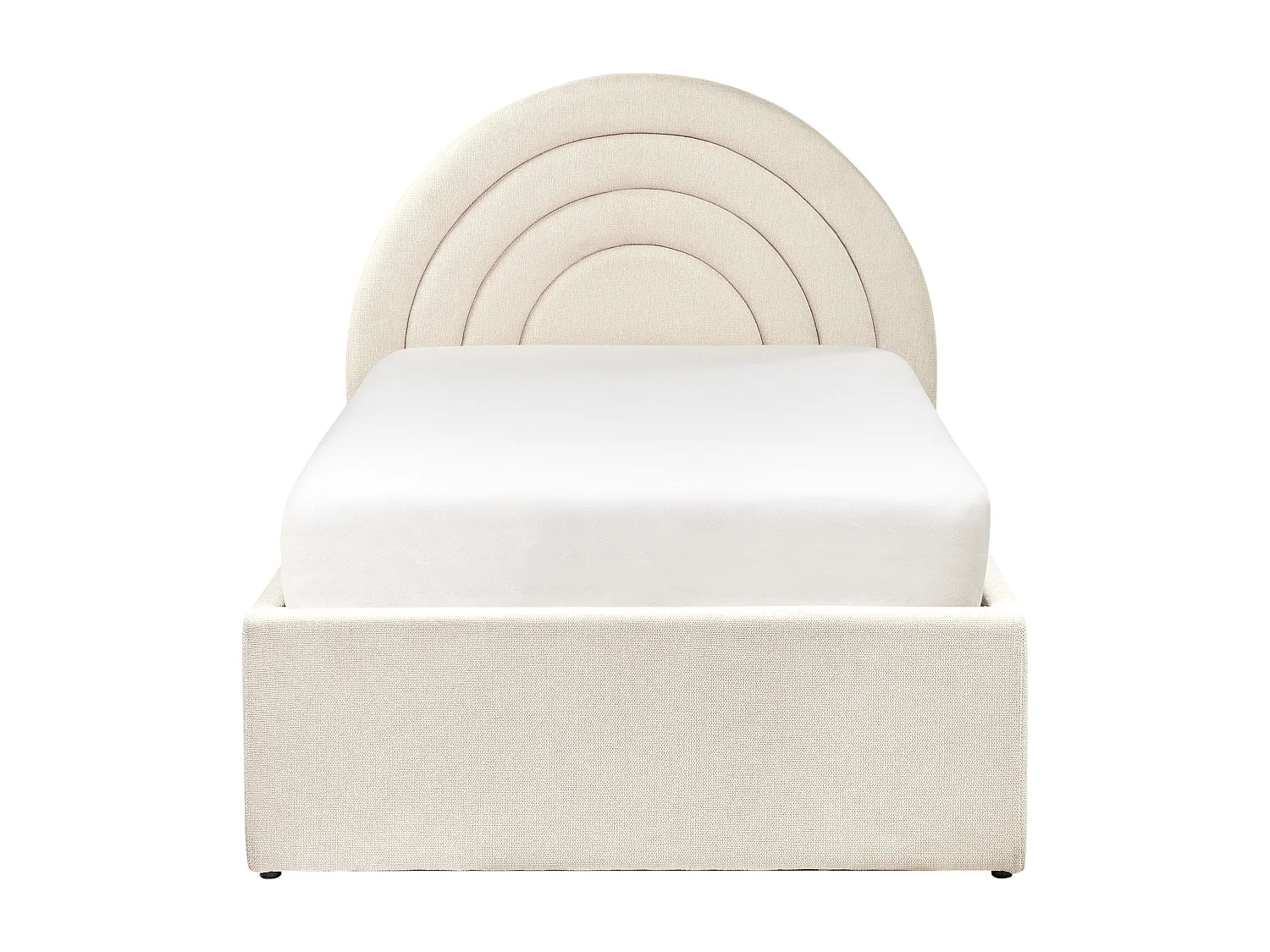 Lit ottoman enfant Tissu ANET 90 x 200 cm Beige