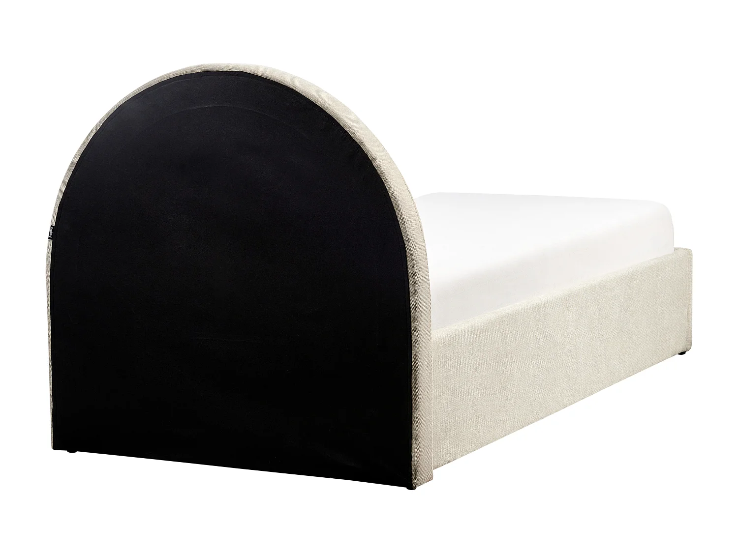 Lit ottoman enfant Tissu ANET 90 x 200 cm Beige