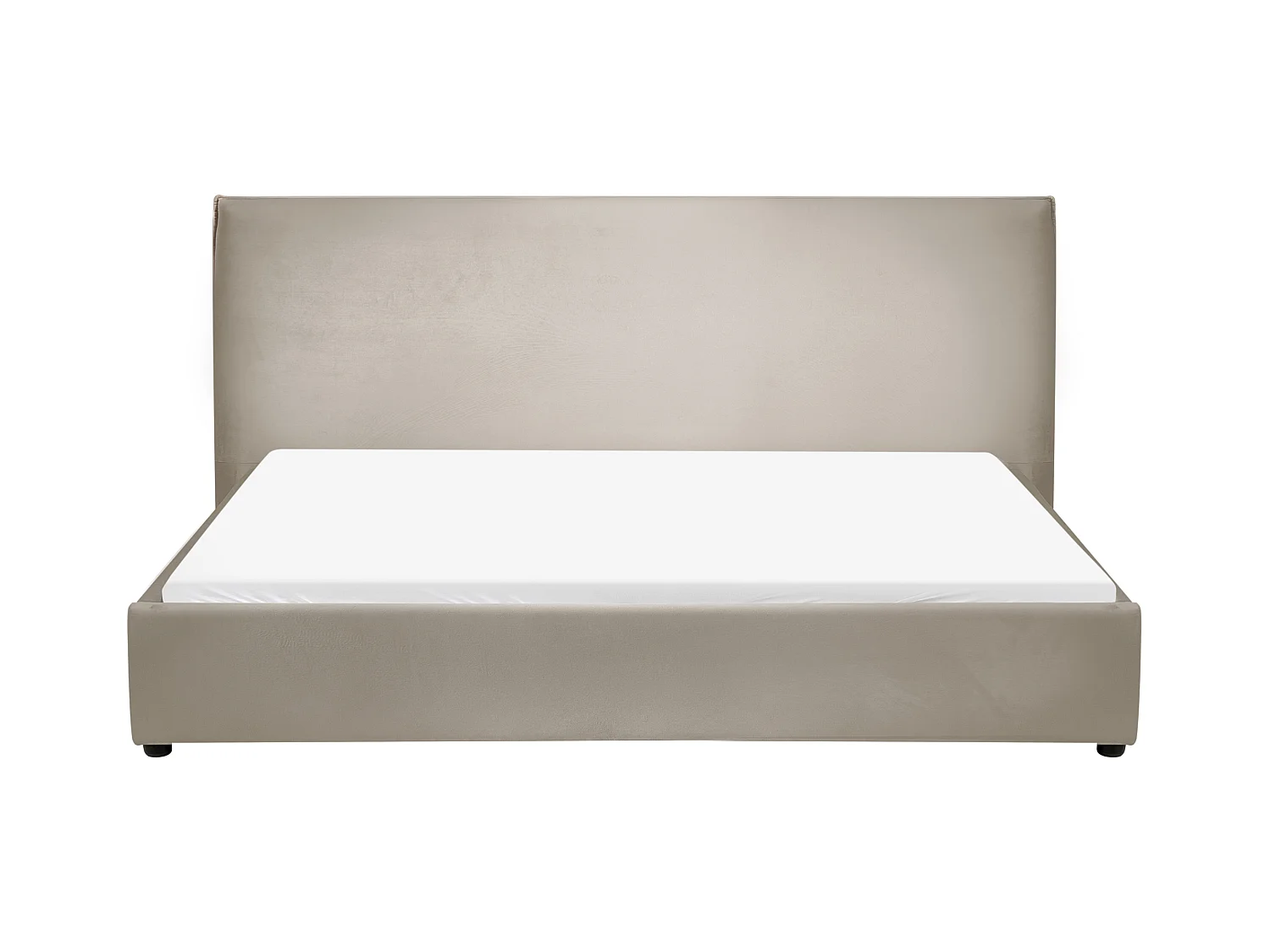 Letto Velluto LAVAUR 180 x 200 cm Tortora