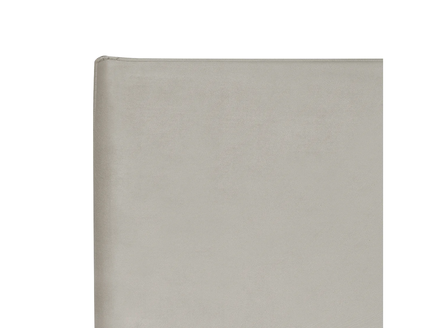 Lit avec sommier Velours LAVAUR 180 x 200 cm Taupe