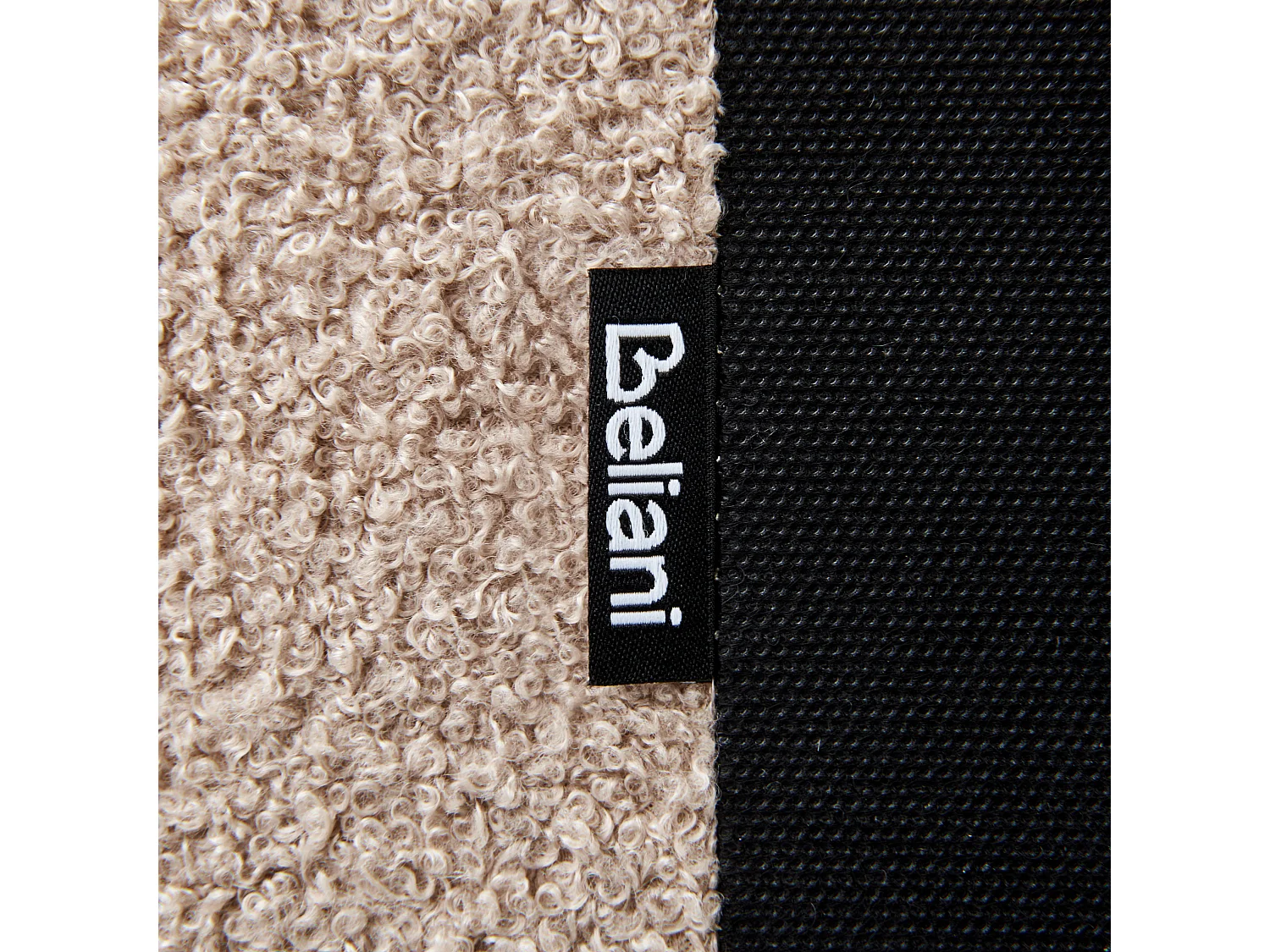 Letto Bouclé LAVAUR 160 x 200 cm Tortora