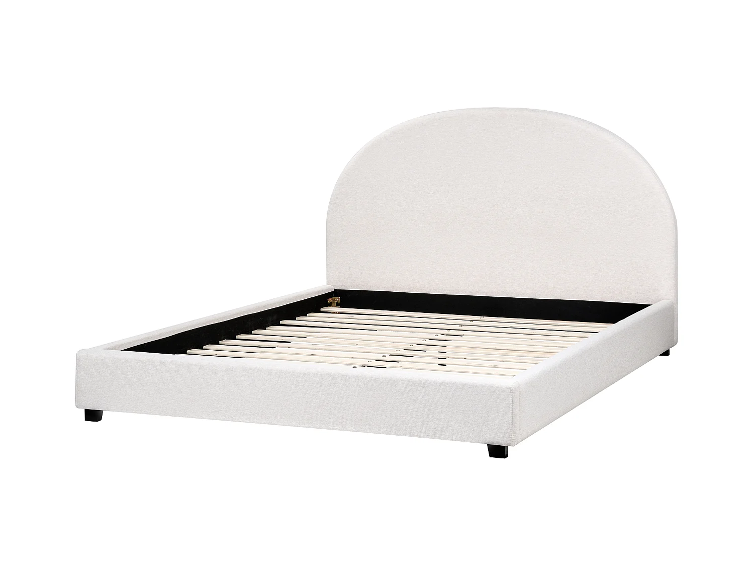 Bed Stof VAUCLUSE 160 x 200 cm Gebroken wit