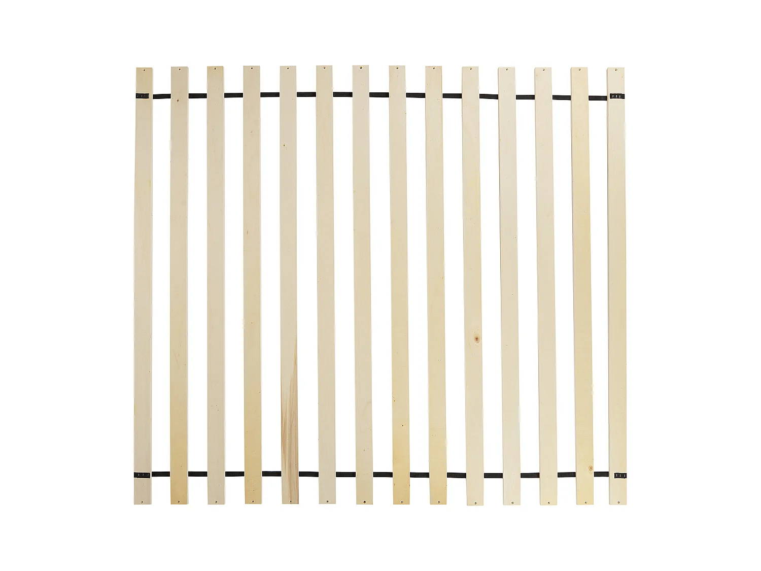 Lit avec sommier Bouclé ROISEL 180 x 200 cm Beige clair