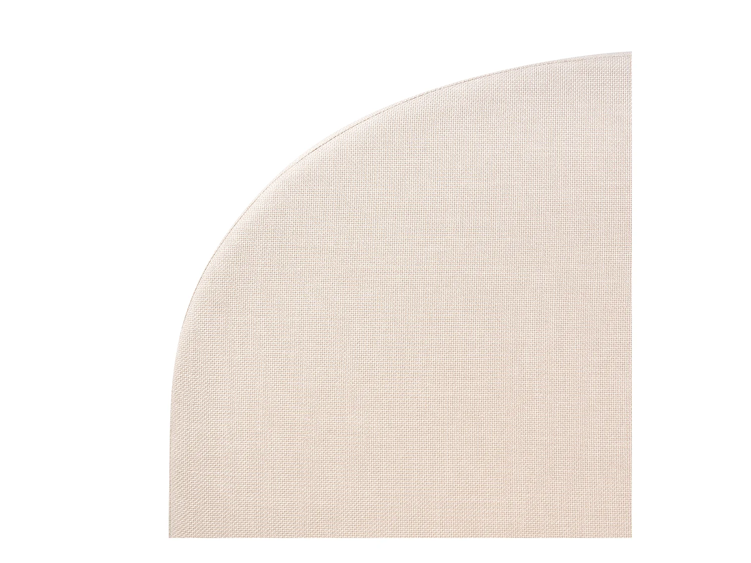 Bett mit Lattenrost Stoff VAUCLUSE 180 x 200 cm Hellbeige