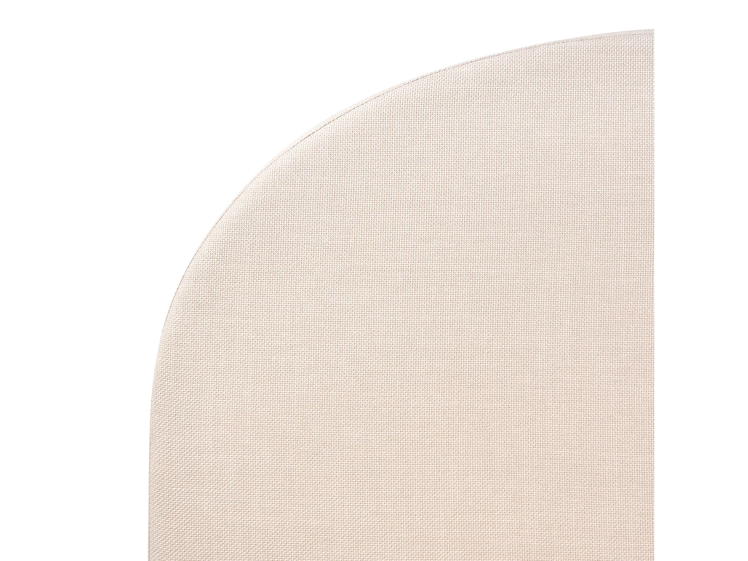 Bett mit Lattenrost Stoff VAUCLUSE 180 x 200 cm Hellbeige