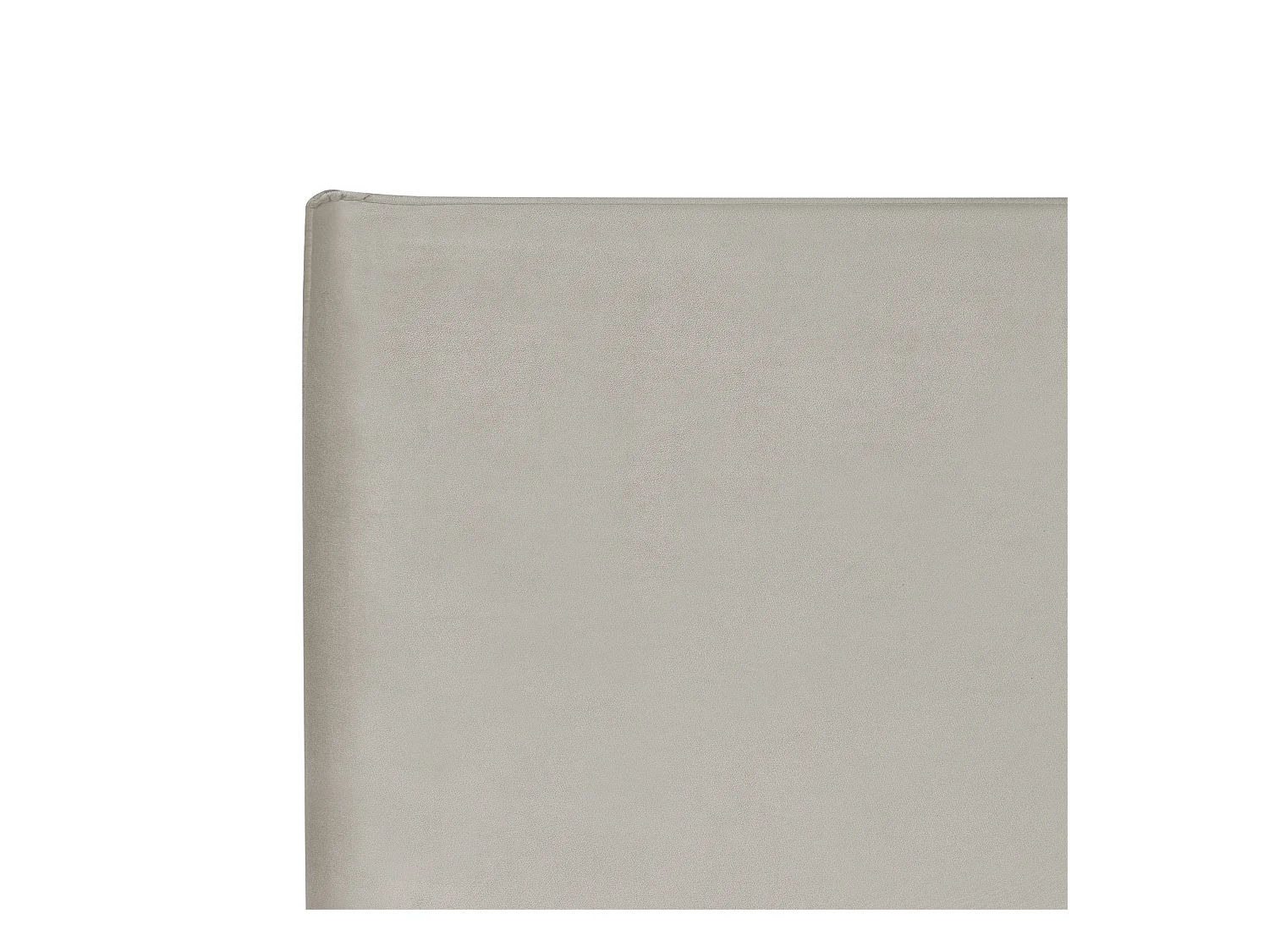 Lit avec sommier Velours LAVAUR 160 x 200 cm Taupe
