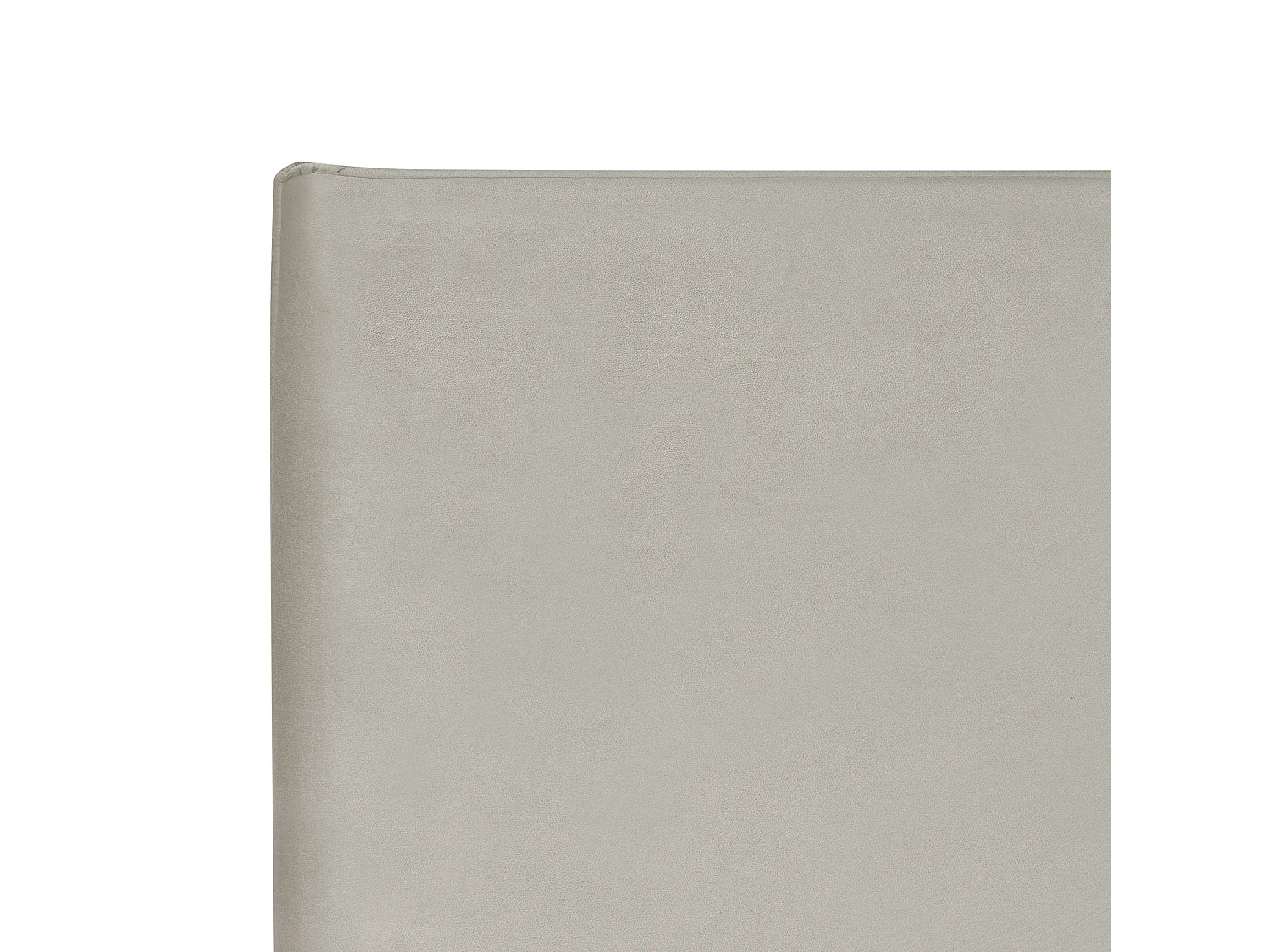 Lit avec sommier Velours LAVAUR 160 x 200 cm Taupe