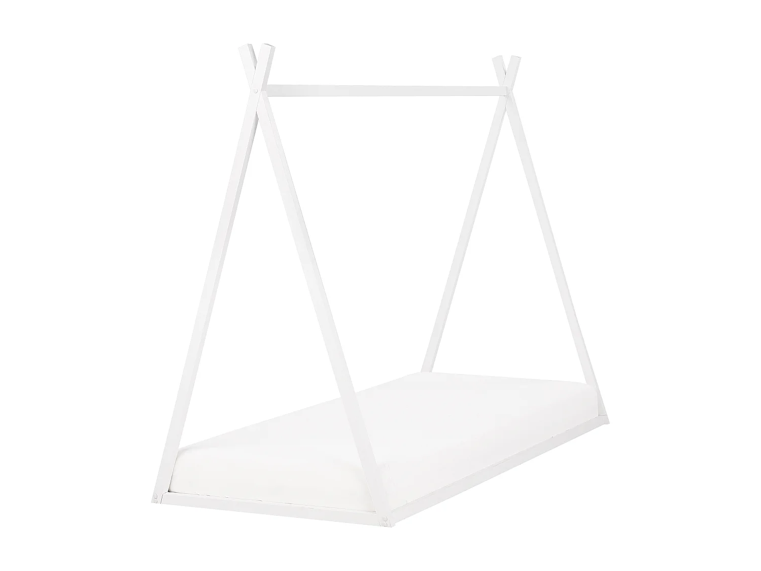 Lit d'enfant Tipi Bois de pin SAURAT 90 x 200 cm Blanc