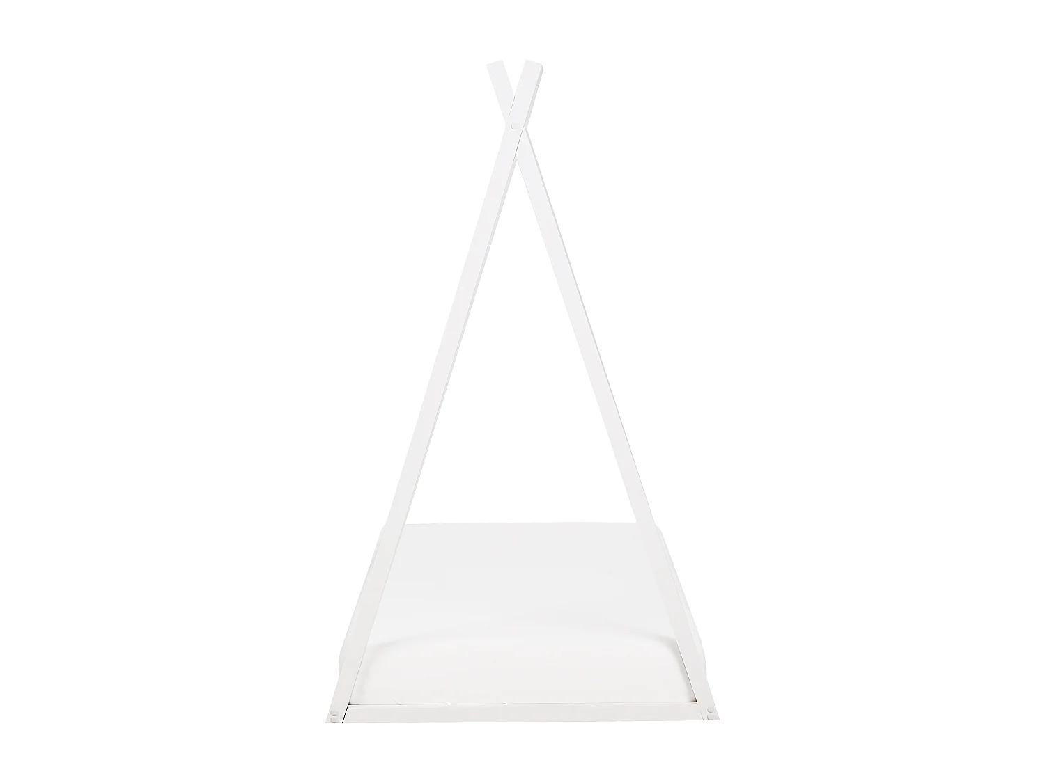Lit d'enfant Tipi Bois de pin SAURAT 90 x 200 cm Blanc