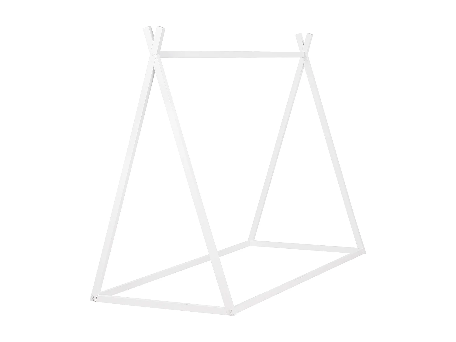 Lit d'enfant Tipi Bois de pin SAURAT 90 x 200 cm Blanc