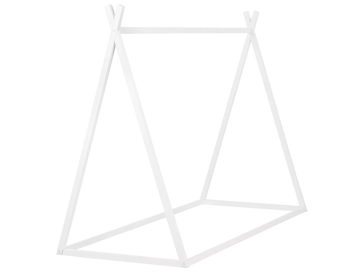 Lit simple en bois 90 x 200 cm blanc SAURAT