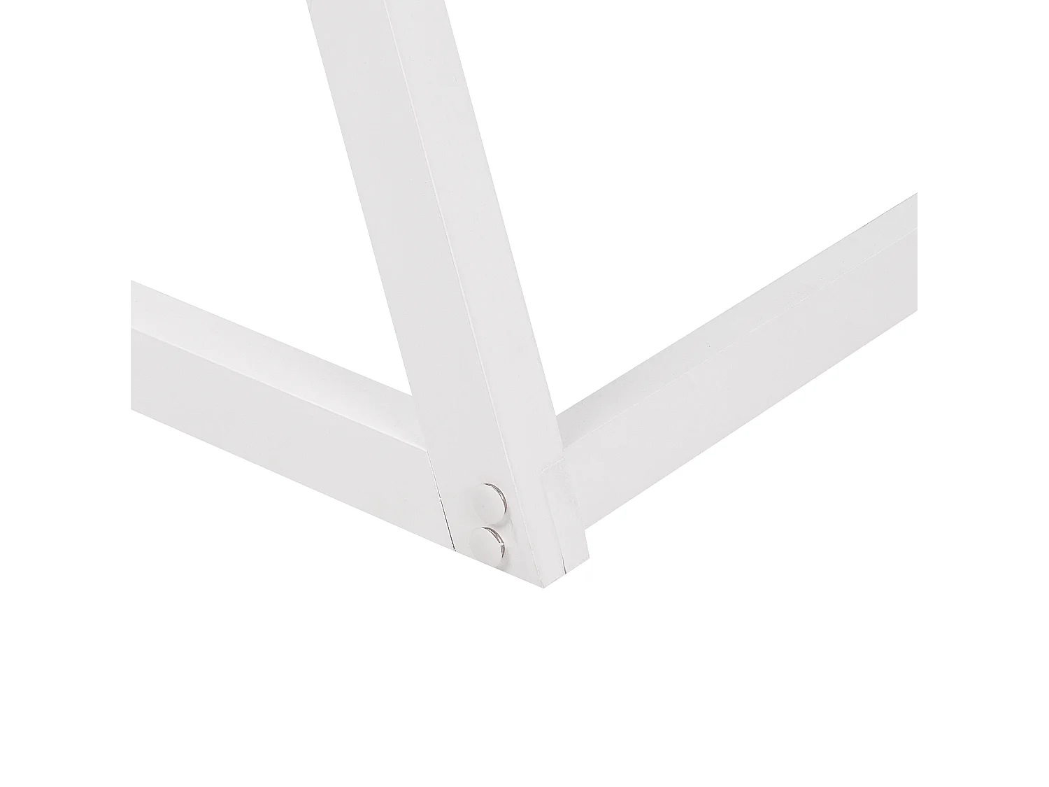 Lit simple en bois 90 x 200 cm blanc SAURAT