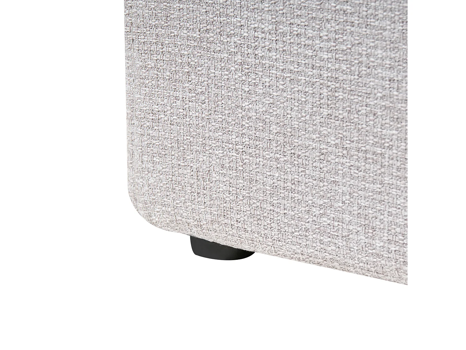 Lit simple 90 x 200 cm gris clair DINAN