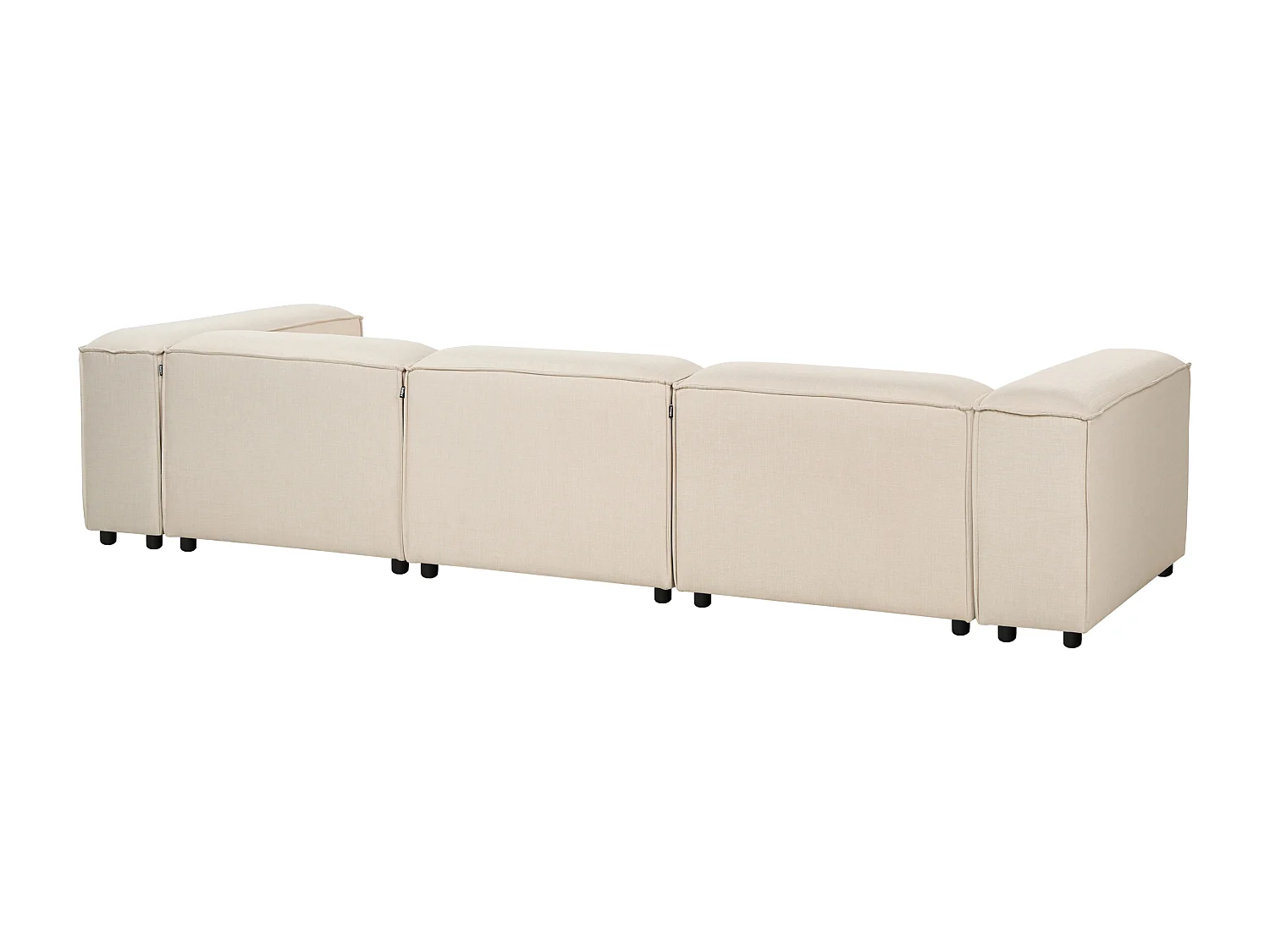 Divano modulare ARDAL Tessuto Beige 3 posti