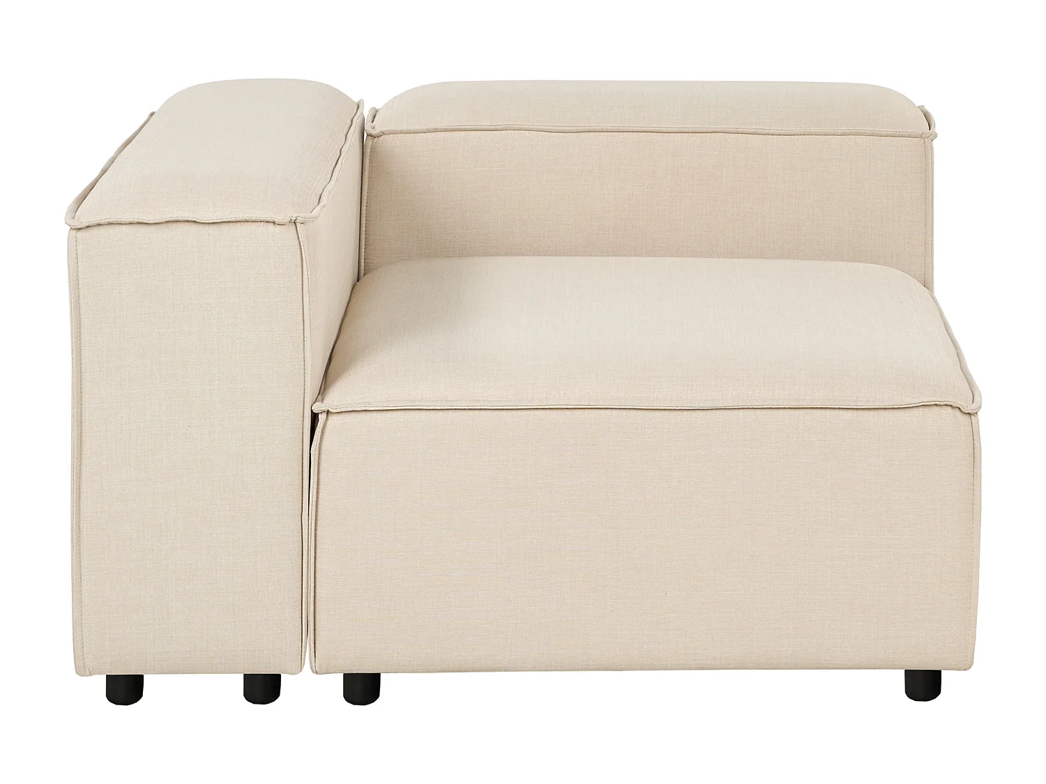 Divano modulare ARDAL Tessuto Beige 3 posti