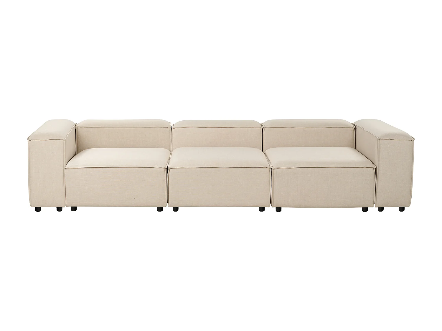 Canapé modulable ARDAL Tissu Beige 3 places
