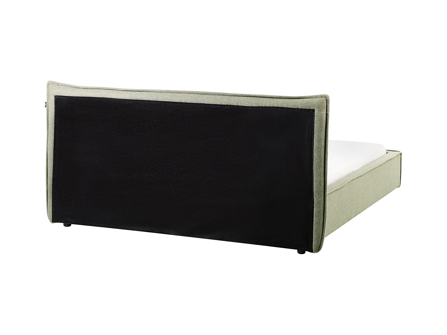 Lit avec sommier Lin synthétique LESTRE 160 x 200 cm Vert