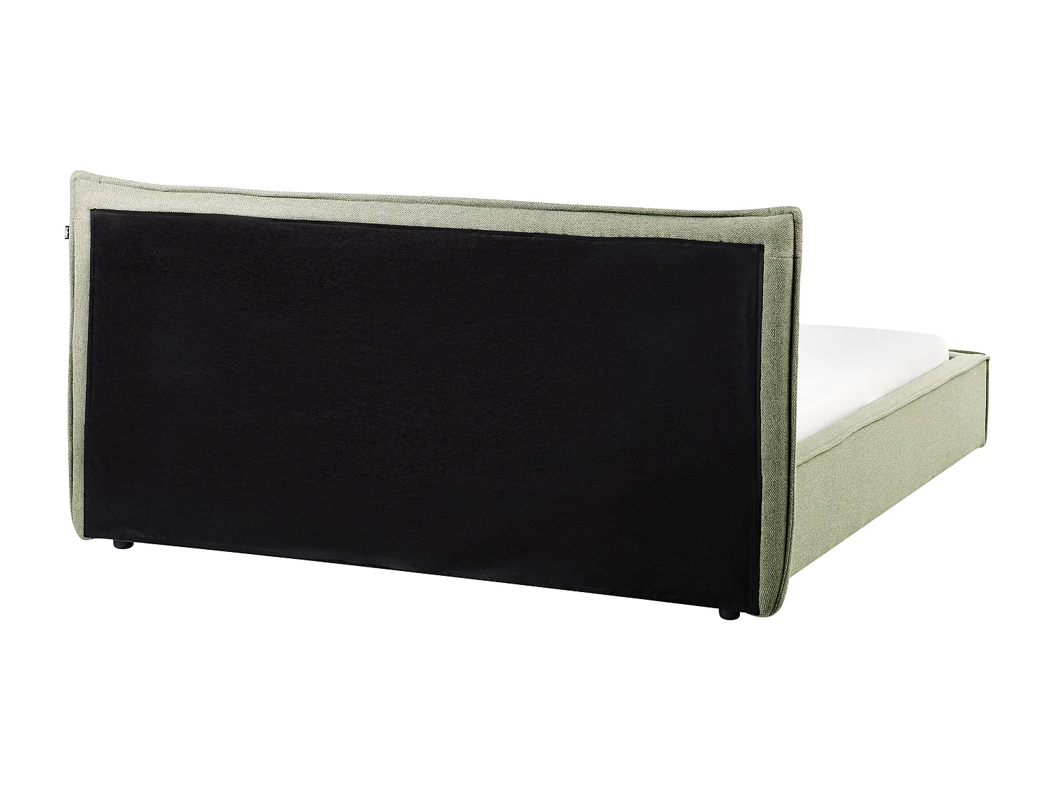 Lit avec sommier Lin synthétique LESTRE 160 x 200 cm Vert