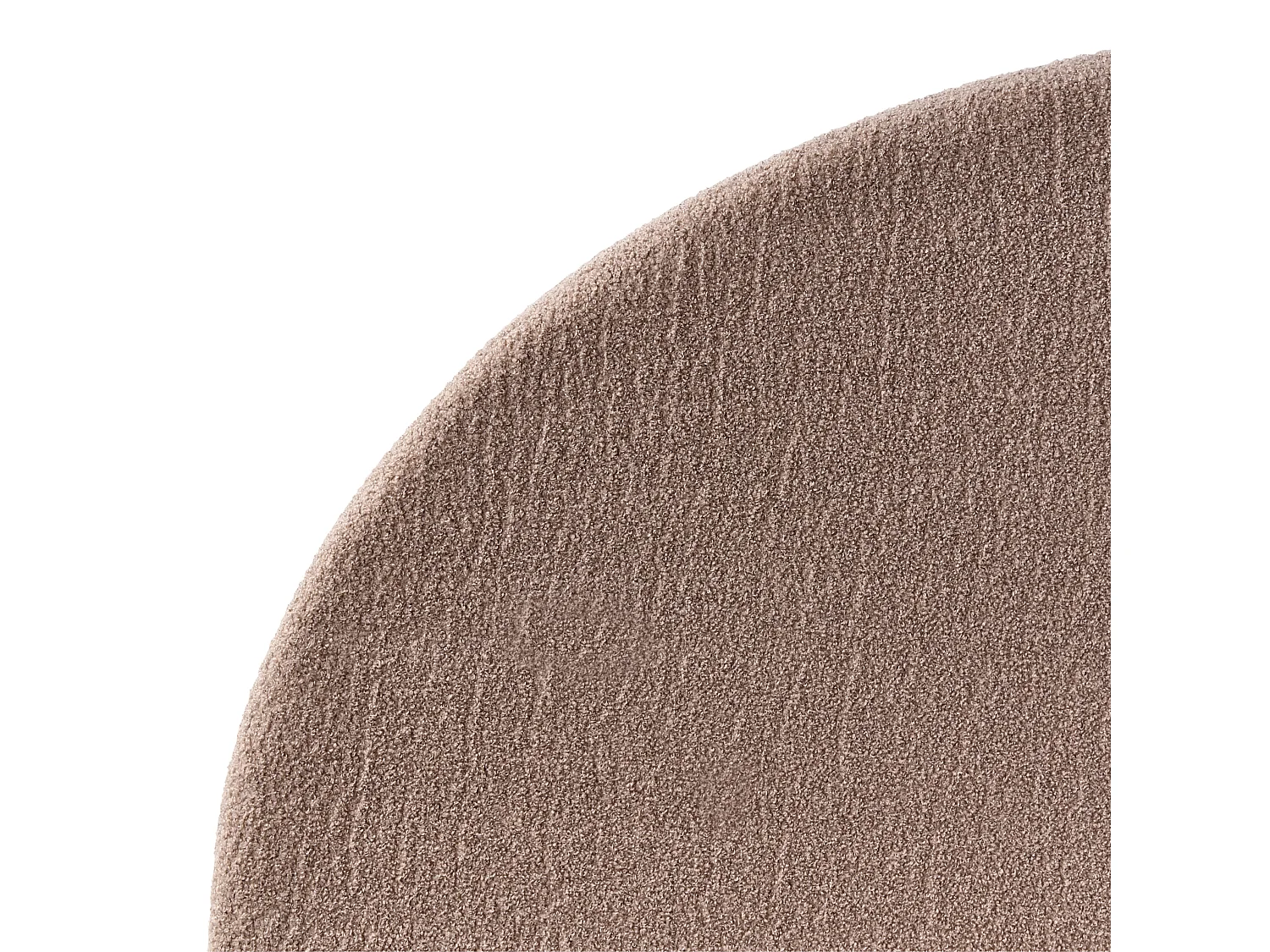 Lit avec sommier Bouclé VAUCLUSE 140 x 200 cm Taupe