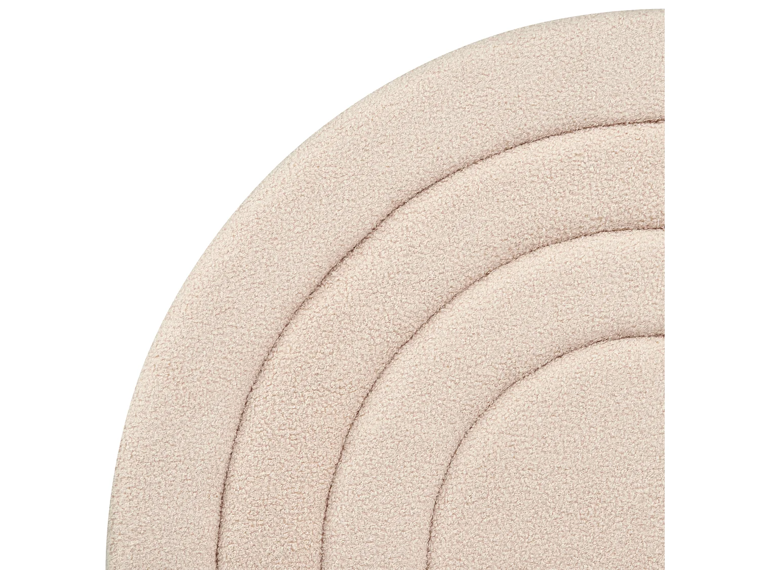 Kids Ottoman Bed ANET Boucle Beige 90 x 200 cm (EU Single)