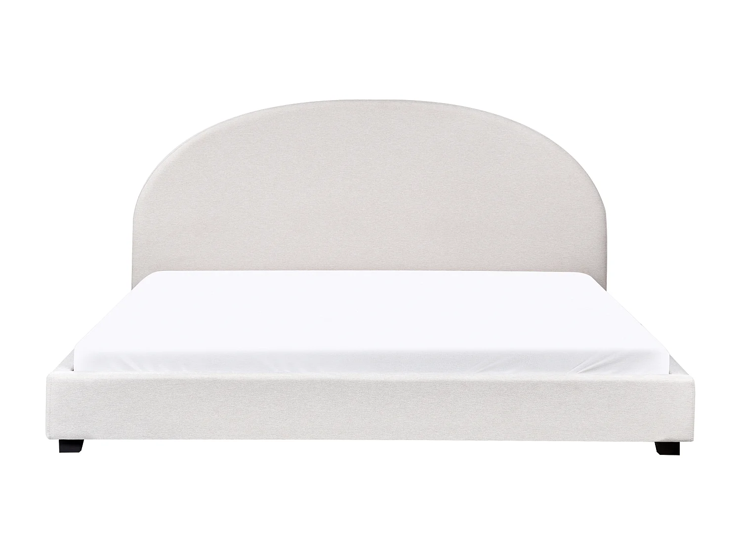 Letto Tessuto VAUCLUSE 180 x 200 cm Bianco sporco