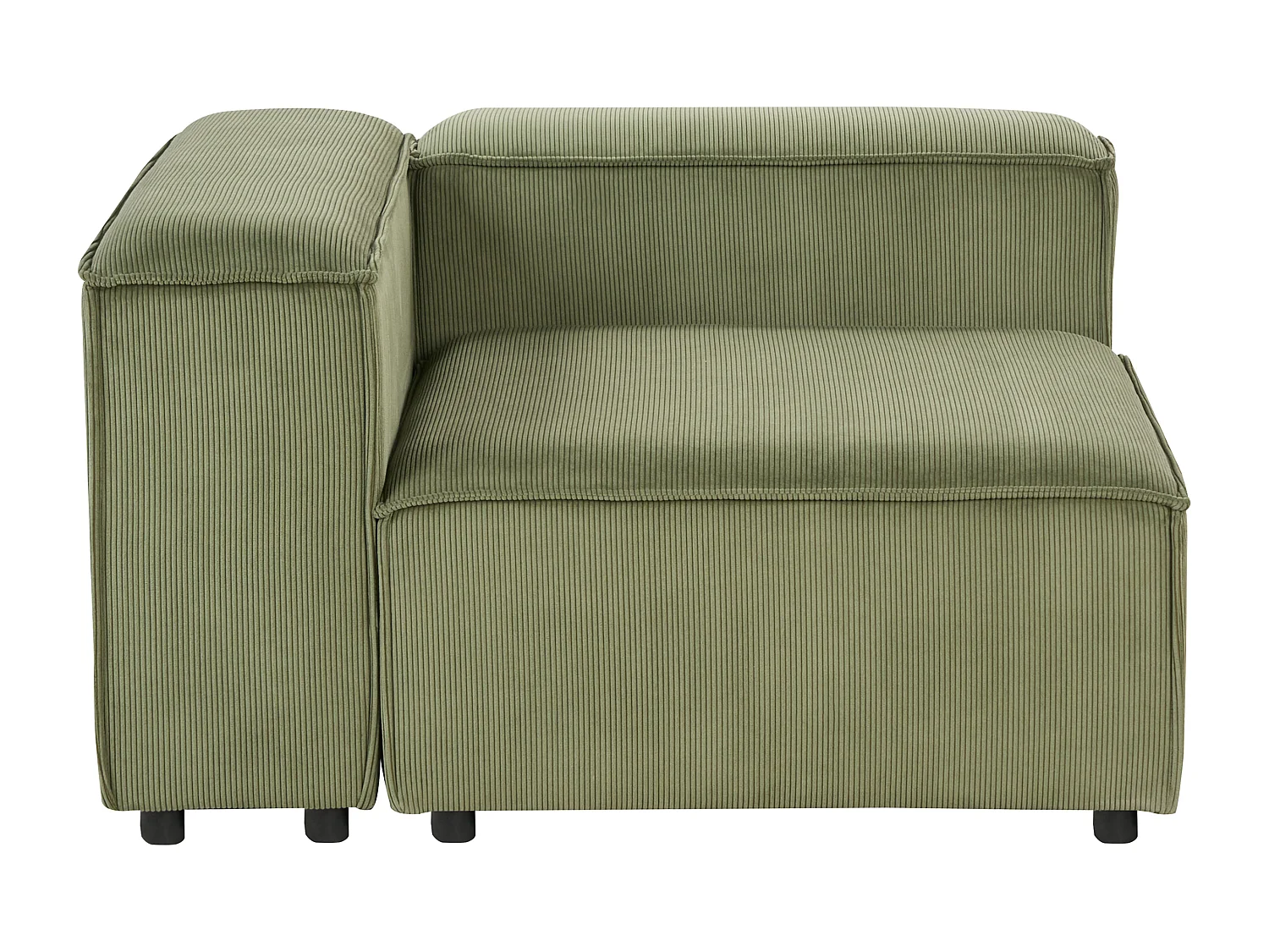 Modulsofa ARDAL Cord Grün 3-Sitzer