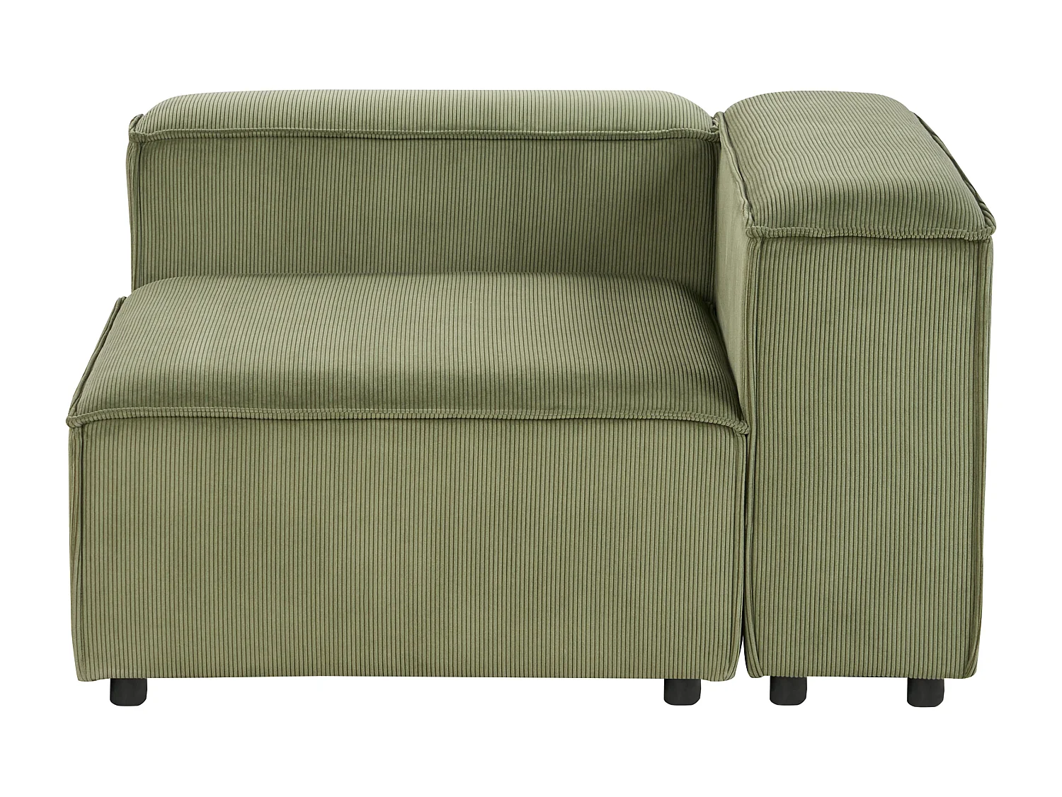 Modulsofa ARDAL Cord Grün 3-Sitzer