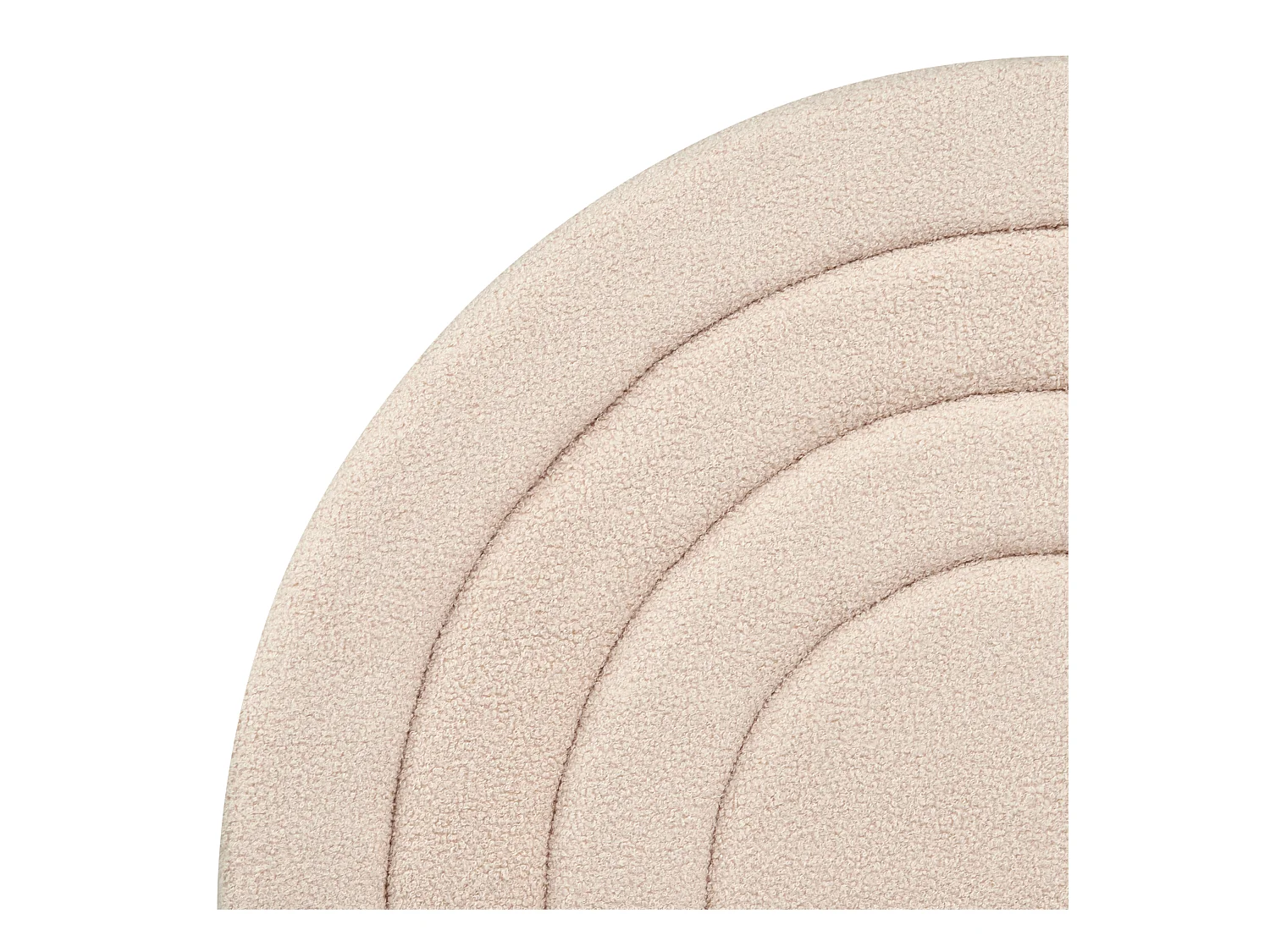 Lit d'enfant Bouclé ANET 90 x 200 cm Beige