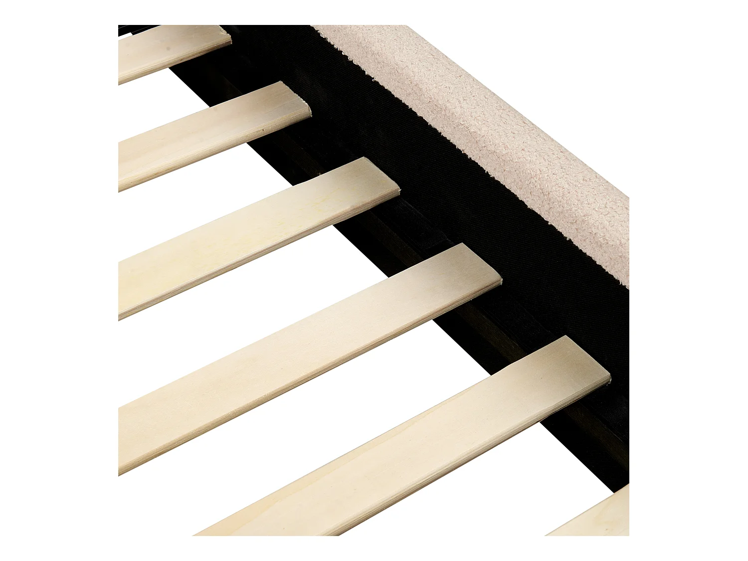 Lit d'enfant Bouclé ANET 90 x 200 cm Beige